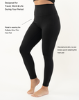 High-Waist Premium LYCRA® 25" Legging + 2-Month Heat Pads